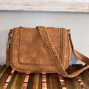 Boho Braided Crossbody with Tassels